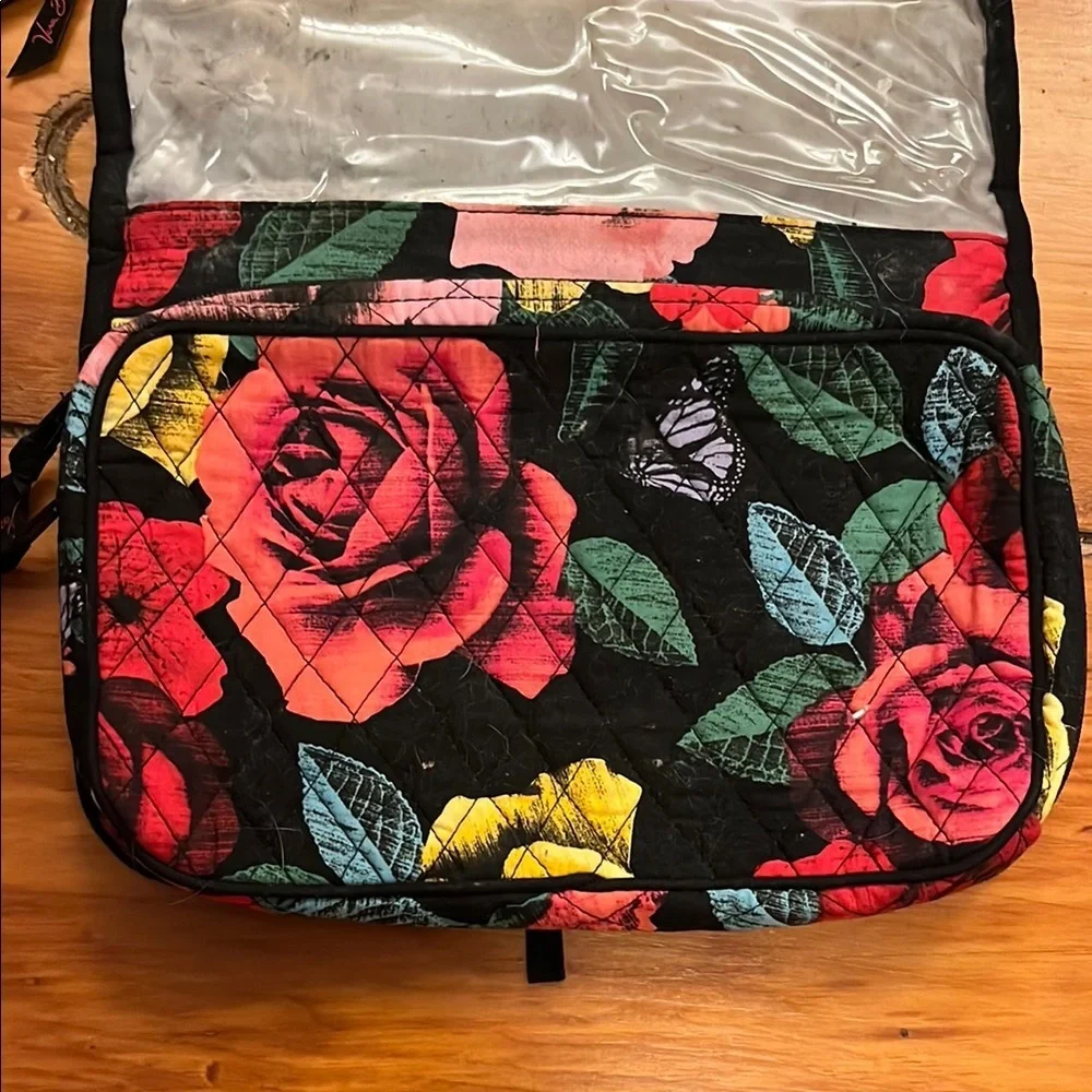 Vera Bradley Black Floral Travel Organizer